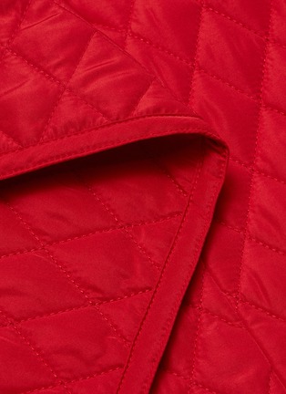  - NORMA KAMALI - Belted drape quilted blanket coat
