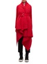 Main View - Click To Enlarge - NORMA KAMALI - Belted drape quilted blanket coat