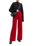 Figure View - Click To Enlarge - NORMA KAMALI - Wide leg jersey pants