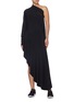Figure View - Click To Enlarge - NORMA KAMALI - 'All-in-One' asymmetric ruffle hem convertible dress