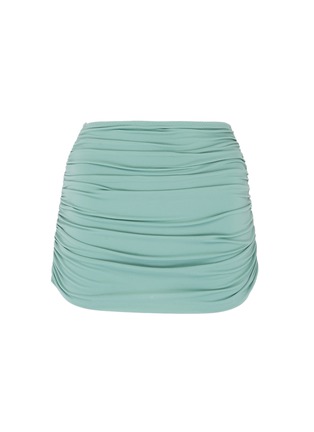 Main View - Click To Enlarge - NORMA KAMALI - 'Bill' ruched skirt overlay bikini bottoms