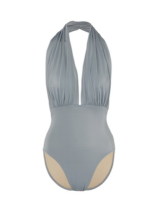Main View - Click To Enlarge - NORMA KAMALI - 'Low Back Mio' halterneck one-piece swimsuit