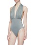 Figure View - Click To Enlarge - NORMA KAMALI - 'Low Back Mio' halterneck one-piece swimsuit