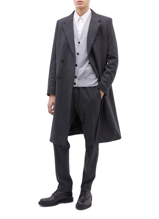 Figure View - Click To Enlarge - EQUIL - Moscow' belted wool blend melton wrap coat