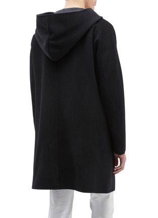Back View - Click To Enlarge - EQUIL - Reykjivik' reversible hooded wool-cashmere melton coat