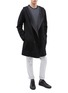 Figure View - Click To Enlarge - EQUIL - Reykjivik' reversible hooded wool-cashmere melton coat