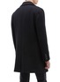 Back View - Click To Enlarge - EQUIL - Edinburgh' double breasted wool blend melton coat