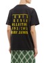 Back View - Click To Enlarge - MARC JACOBS - Graphic print bootleg T-shirt