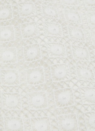 Detail View - Click To Enlarge - MARC JACOBS - Geometric crochet lace empire waist slip dress