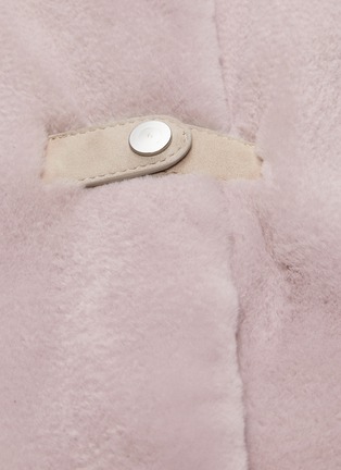  - INNIU - Loro Piana® wool-cashmere back mink fur hooded gilet