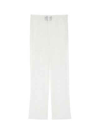 Main View - Click To Enlarge - MARC JACOBS - Geometric embroidered lace pants