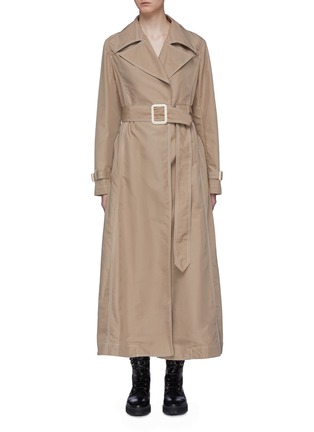 Main View - Click To Enlarge - MARC JACOBS - Belted contrast topstitching trench coat
