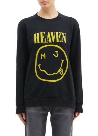 Main View - Click To Enlarge - MARC JACOBS - Graphic print bootleg sweatshirt