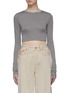 Main View - Click To Enlarge - MARC JACOBS - Stripe cropped long sleeve top
