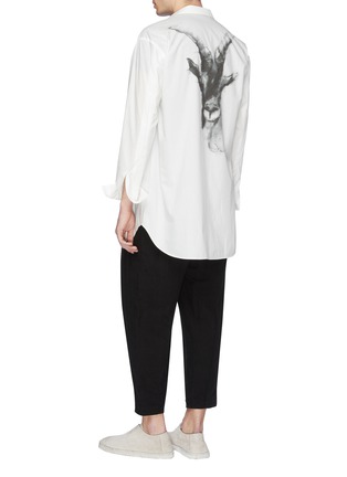 Figure View - Click To Enlarge - THE VIRIDI-ANNE - Goat graphic print shirt