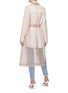 Back View - Click To Enlarge - KIMHĒKIM - Belted organdy trench coat