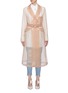 Main View - Click To Enlarge - KIMHĒKIM - Belted organdy trench coat