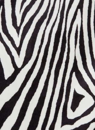 Detail View - Click To Enlarge - FRAME - Zebra print tuxedo pants