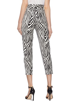 Back View - Click To Enlarge - FRAME - Zebra print tuxedo pants