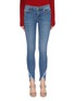 Main View - Click To Enlarge - FRAME - 'Le Skinny de Jeanne' fringe cuff jeans