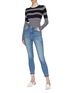 Figure View - Click To Enlarge - FRAME - 'Ali' skinny cigarette jeans