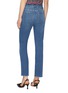Back View - Click To Enlarge - FRAME - Scalloped waist straight leg jeans