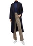 Figure View - Click To Enlarge - EQUIL - Alaska' belted wool-cashmere melton coat