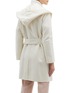 Back View - Click To Enlarge - EQUIL - Nuuk' belted hooded wool-cashmere melton coat