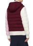 Back View - Click To Enlarge - PH5 - Colourblock hooded down puffer jacket