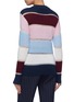 Back View - Click To Enlarge - PH5 - Drop stitch stripe colourblock sweater