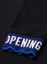  - OPENING CEREMONY - Logo jacquard scalloped border cropped sweatshirt