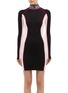 Main View - Click To Enlarge - OPENING CEREMONY - 'Optic' logo mock neck colourblock half-zip dress