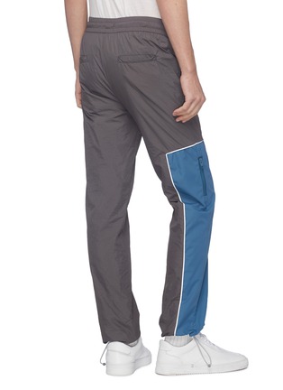 Back View - Click To Enlarge - C2H4 - Drawcord colourblock track pants
