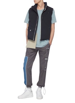 Figure View - Click To Enlarge - C2H4 - Drawcord colourblock track pants