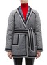 Main View - Click To Enlarge - OPENING CEREMONY - Belted reversible patchwork kimono coat