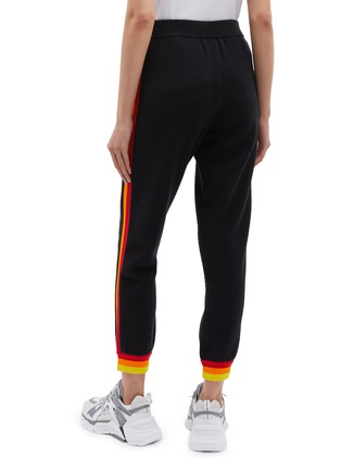 Back View - Click To Enlarge - OPENING CEREMONY - Stripe outseam knit jogging pants