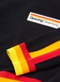  - OPENING CEREMONY - Logo appliqué stripe border cropped sweater