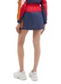 Back View - Click To Enlarge - OPENING CEREMONY - 'Warm Up' logo stripe outseam colourblock skirt