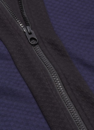 Detail View - Click To Enlarge - PROENZA SCHOULER - PSWL zip front colourblock mock neck dress