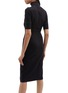 Back View - Click To Enlarge - PROENZA SCHOULER - PSWL zip front colourblock mock neck dress