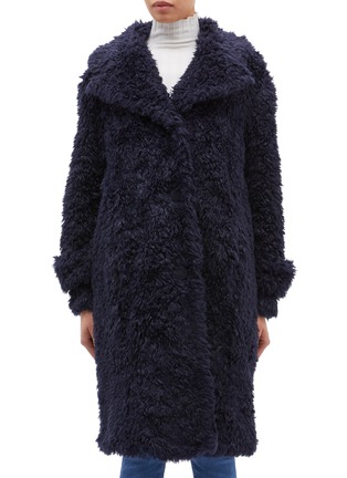 Main View - Click To Enlarge - PROENZA SCHOULER - PSWL faux shearling oversized coat