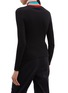 Back View - Click To Enlarge - PROENZA SCHOULER - PSWL contrast stripe rib knit turtleneck sweater