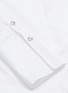  - MONOGRAPHIE - Swarovski crystal button cropped wrap shirt