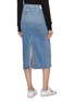 Back View - Click To Enlarge - PROENZA SCHOULER - PSWL split hem denim skirt