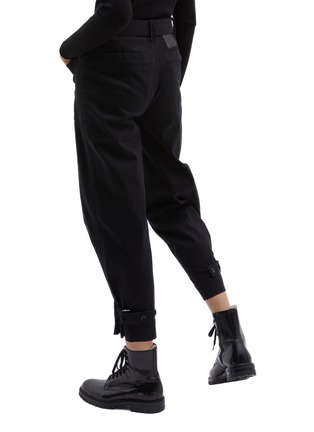 Back View - Click To Enlarge - PROENZA SCHOULER - PSWL 'Utility' belted adjustable cuff twill pants