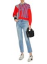 Figure View - Click To Enlarge - PROENZA SCHOULER - PSWL colourblock graphic jacquard sweater