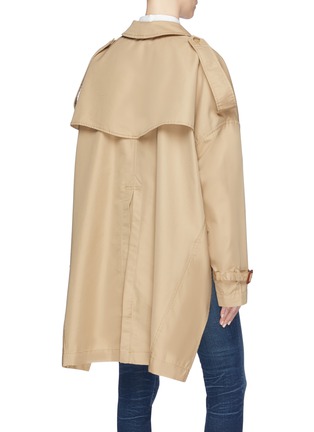 Back View - Click To Enlarge - R13 - Oversized high-low trench coat