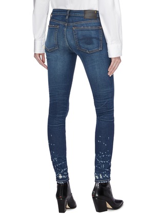 Back View - Click To Enlarge - R13 - 'Alison' distressed cuff skinny jeans