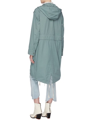 Back View - Click To Enlarge - ACNE STUDIOS - Belted fishtail parka