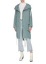 Figure View - Click To Enlarge - ACNE STUDIOS - Belted fishtail parka